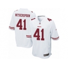 Youth Nike San Francisco 49ers #41 Ahkello Witherspoon Game White NFL Jersey