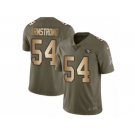 Youth Nike San Francisco 49ers #54 Ray-Ray Armstrong Limited Olive Gold 2017 Salute to Service NFL Jersey