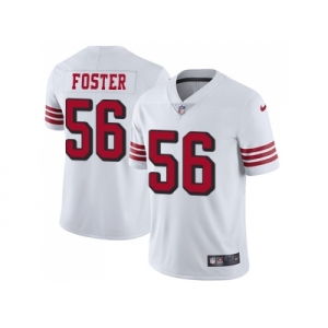 Youth Nike San Francisco 49ers #56 Reuben Foster White Rush Stitched NFL Vapor Untouchable Limited Jersey