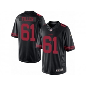 Youth Nike San Francisco 49ers #61 Andrew Tiller Limited Black Alternate NFL Jersey