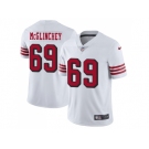 Youth Nike San Francisco 49ers #69 Mike McGlinchey White Rush Stitched NFL Vapor Untouchable Limited Jersey