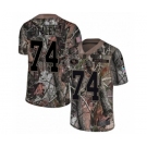 Youth Nike San Francisco 49ers #74 Joe Staley Limited Camo Rush Realtree NFL Jersey