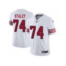 Youth Nike San Francisco 49ers #74 Joe Staley White Rush Stitched NFL Vapor Untouchable Limited Jersey