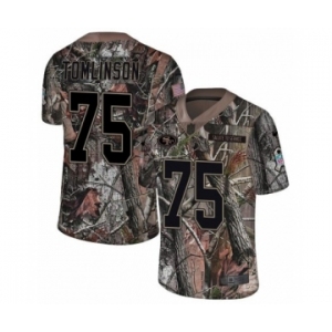 Youth Nike San Francisco 49ers #75 Laken Tomlinson Limited Camo Rush Realtree NFL Jersey