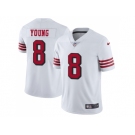 Youth Nike San Francisco 49ers #8 Steve Young White Rush Stitched NFL Vapor Untouchable Limited Jersey