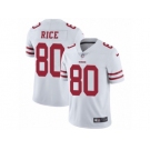 Youth Nike San Francisco 49ers #80 Jerry Rice Vapor Untouchable Limited White NFL Jersey