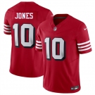 Youth San Francisco 49ers #10 Mac Jones New Red 2025 F.U.S.E. Vapor Untouchable Limited Stitched Football Jersey