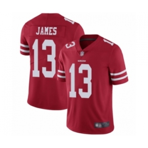 Youth San Francisco 49ers #13 Richie James Red Team Color Vapor Untouchable Limited Player Football Jersey