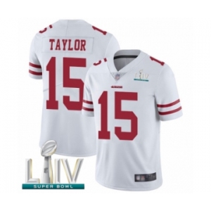 Youth San Francisco 49ers #15 Trent Taylor White Vapor Untouchable Limited Player Super Bowl LIV Bound Football Jersey