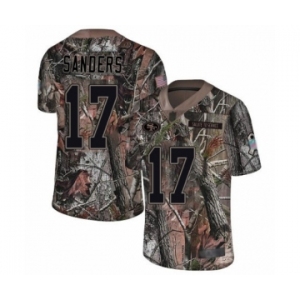 Youth San Francisco 49ers #17 Emmanuel Sanders Limited Camo Rush Realtree Football Jersey