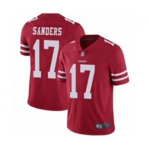 Youth San Francisco 49ers #17 Emmanuel Sanders Red Team Color Vapor Untouchable Limited Player Football Jersey