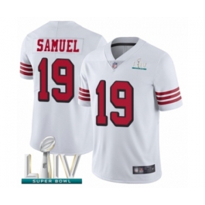 Youth San Francisco 49ers #19 Deebo Samuel Limited White Rush Vapor Untouchable Super Bowl LIV Bound Football Jersey