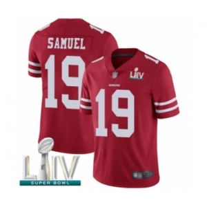 Youth San Francisco 49ers #19 Deebo Samuel Red Team Color Vapor Untouchable Limited Player Super Bowl LIV Bound Football Jersey