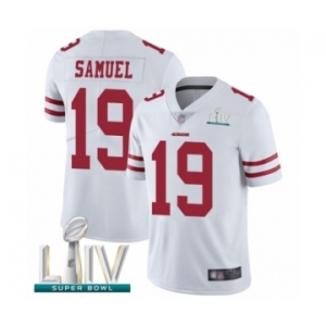 Youth San Francisco 49ers #19 Deebo Samuel White Vapor Untouchable Limited Player Super Bowl LIV Bound Football Jersey