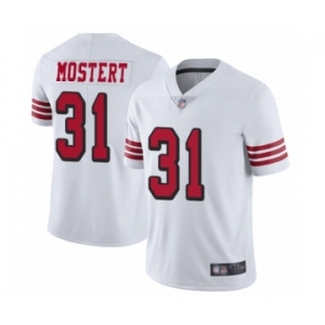 Youth San Francisco 49ers #31 Raheem Mostert Limited White Rush Vapor Untouchable Football Jersey