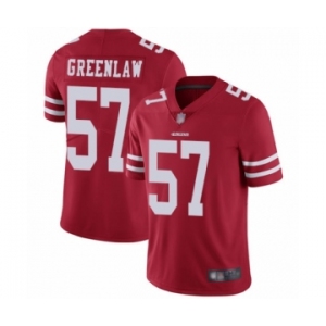 Youth San Francisco 49ers #57 Dre Greenlaw Red Team Color Vapor Untouchable Limited Player Football Jersey
