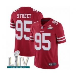 Youth San Francisco 49ers #95 Kentavius Street Red Team Color Vapor Untouchable Limited Player Super Bowl LIV Bound Football Jersey