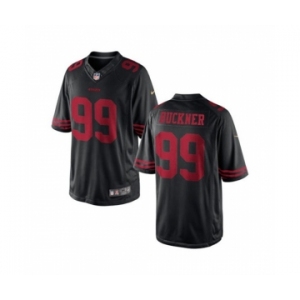 Youth San Francisco 49ers #99 Deforest Buckner Black Jersey