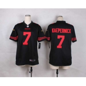 nike youth nfl jerseys san francisco 49ers #7 colin kaepernick black[nike]