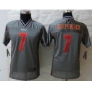 nike youth nfl jerseys san francisco 49ers #7 colin kaepernick grey[nike vapor]