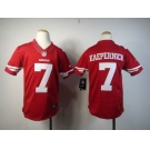 nike youth nfl jerseys san francisco 49ers #7 kaepernick red[nike limited]