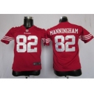 nike youth nfl jerseys san francisco 49ers #82 mario manningham red[nike]