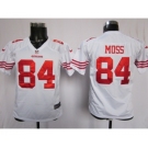 nike youth nfl jerseys san francisco 49ers #84 moss white[nike]