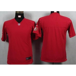 nike youth nfl jerseys san francisco 49ers blank red[portrait fashion]