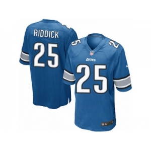 Men's Nike Detroit Lions #25 Theo Riddick Game Light Blue Team Color NFL Jersey