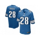 Men's Nike Detroit Lions #28 Quandre Diggs Game Light Blue Team Color NFL Jersey