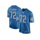 Nike Detroit Lions #72 Frank Ragnow Home Men Blue Game NFL Jersey
