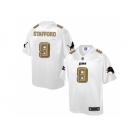 Nike Detroit Lions #9 Matthew Stafford White Men's NFL Pro Line Fashion Game Jersey