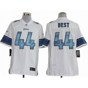 nike nfl jerseys detroit lions #44 jahvid best white[game]