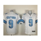 nike nfl jerseys detroit lions #9 stafford white[game]