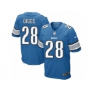 Men's Nike Detroit Lions #28 Quandre Diggs Elite Light Blue Team Color NFL Jersey