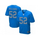 Men's Nike Detroit Lions #52 Antwione Williams Elite Blue Alternate NFL Jersey