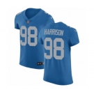 Men's Nike Detroit Lions #98 Damon Harrison Blue Alternate Vapor Untouchable Elite Player NFL Jersey