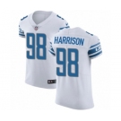 Men's Nike Detroit Lions #98 Damon Harrison White Vapor Untouchable Elite Player NFL Jersey