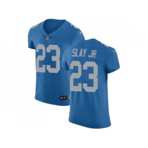 Nike Detroit Lions #23 Darius Slay Jr Blue Throwback Men Stitched NFL Vapor Untouchable Elite Jersey