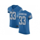 Nike Detroit Lions #33 Kerryon Johnson Blue Team Color Men Stitched NFL Vapor Untouchable Elite Jersey