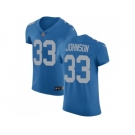 Nike Detroit Lions #33 Kerryon Johnson Blue Throwback Men Stitched NFL Vapor Untouchable Elite Jersey