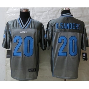 nike nfl jersey detroit lions #20 b.sanders grey[Elite vapor]