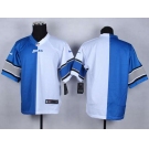 nike nfl jersey detroit lions blank white-blue[Elite split]