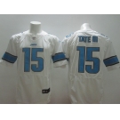 nike nfl jerseys detroit lions #15 tate III white[Elite]