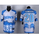 nike nfl jerseys detroit lions #20 sanders[Elite Style Noble Fashion]