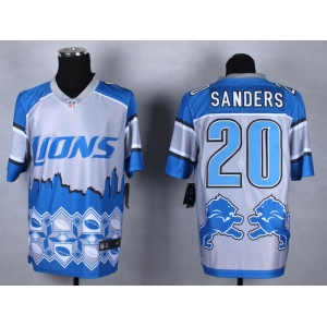 nike nfl jerseys detroit lions #20 sanders[Elite Style Noble Fashion]