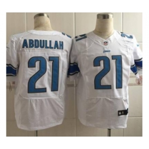 nike nfl jerseys detroit lions #21 abdullah white[Elite][abdullah]