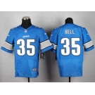 nike nfl jerseys detroit lions #35 bell blue[Elite]