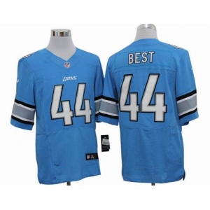 nike nfl jerseys detroit lions #44 jahvid best blue[elite]