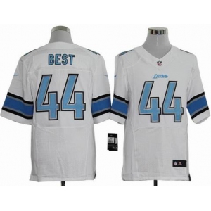 nike nfl jerseys detroit lions #44 jahvid best white[elite]